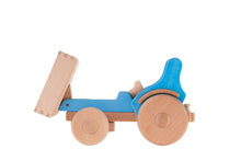 Lade das Bild in den Galerie-Viewer, Holztraktor - Fridolin (hellblau)