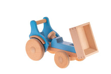 Lade das Bild in den Galerie-Viewer, Holztraktor - Fridolin (hellblau)