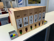 Lade das Bild in den Galerie-Viewer, Kugelbahnset mit unterschiedlichen Laufzeiten (6 Stück)