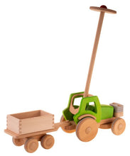 Lade das Bild in den Galerie-Viewer, Holztraktor - MIO mit Lenkstange

